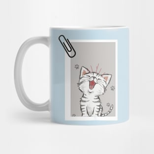 Cute Laughing Cat Mug